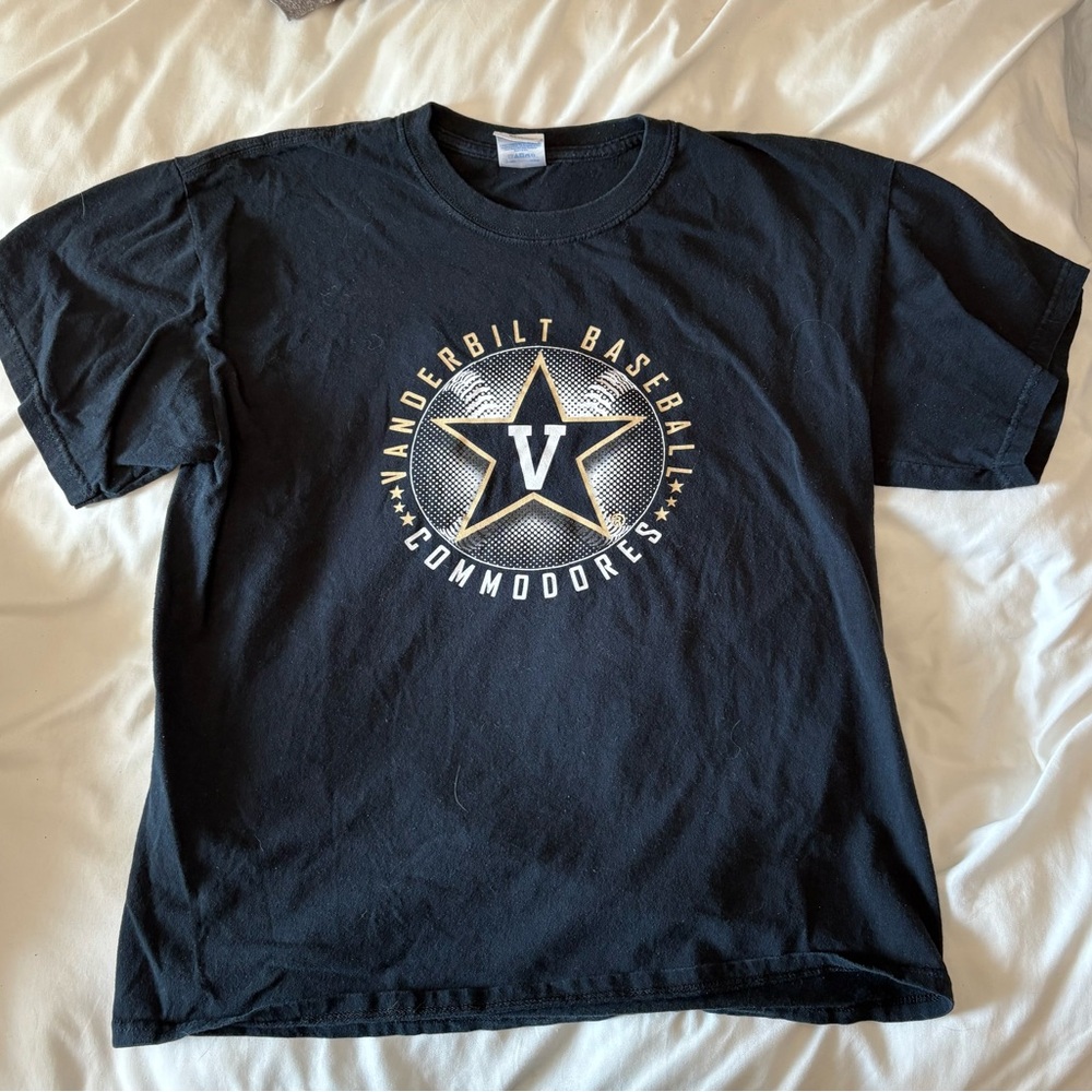 Vanderbilt Commodores 2014 Baseball Gildan Men's Black Short Sleeve Shirt
